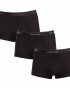 Calvin Klein 000NB4076A-Q6A, Low Rise Trunk 3 pcs Modern Cotton με Μεταλλιζέ logo,  ΜΑΥΡΑ